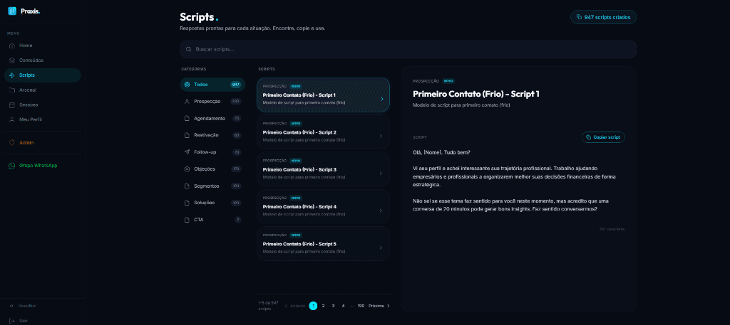 Biblioteca de Scripts
